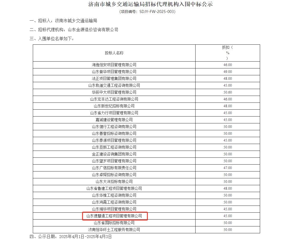 济南市城乡交通运输局招标代理机构入围中标公示.jpg